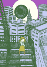 歪んだ街