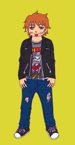 ロック好き少年